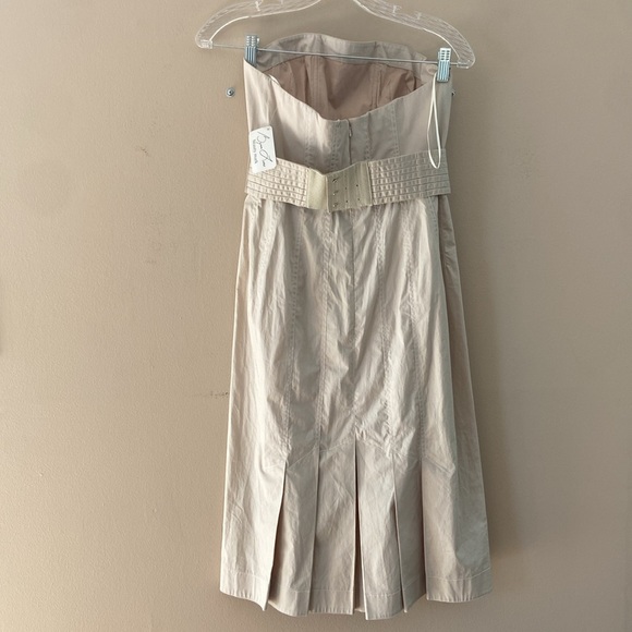 Byron Lars Strapless Belted Midi Dress - Picture 6 of 10